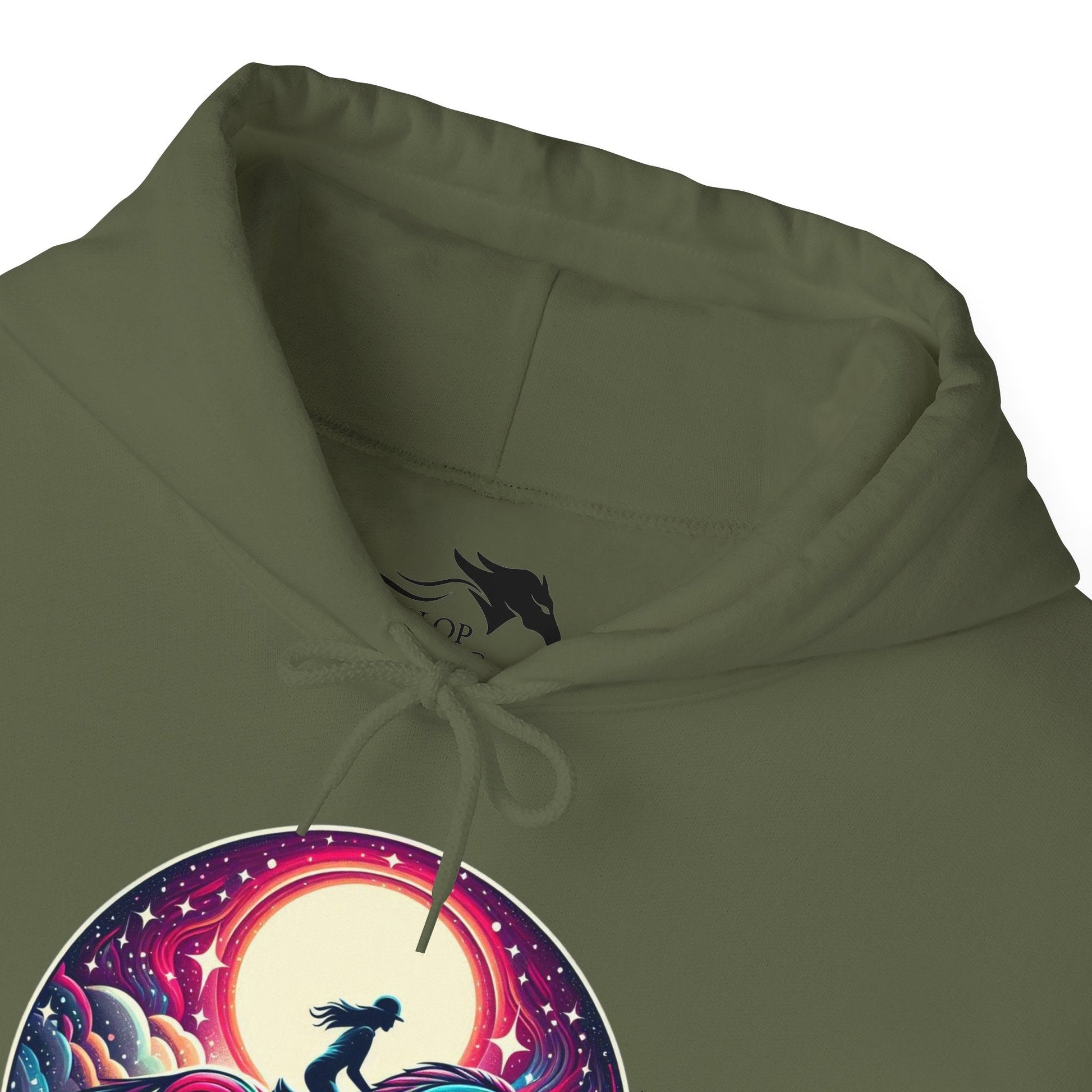 Hoodie Lunar Horse & Rider Modern Unisex Hoodie GS_6