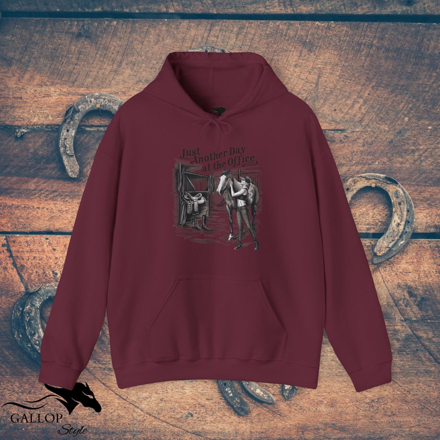 Hoodie Maroon / S Just Another Day at the Office 2 Unisex Hoodie GS_22