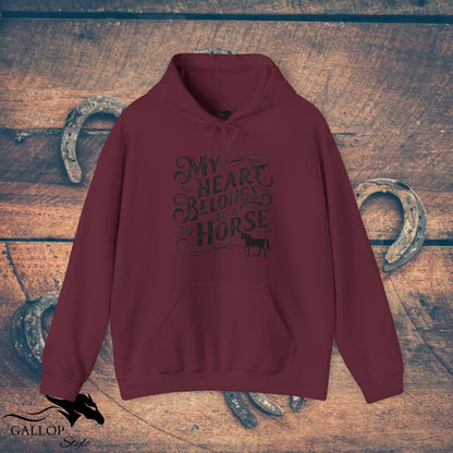 Hoodie Maroon / S My Heart Belongs Vintage GS_24 GS_24