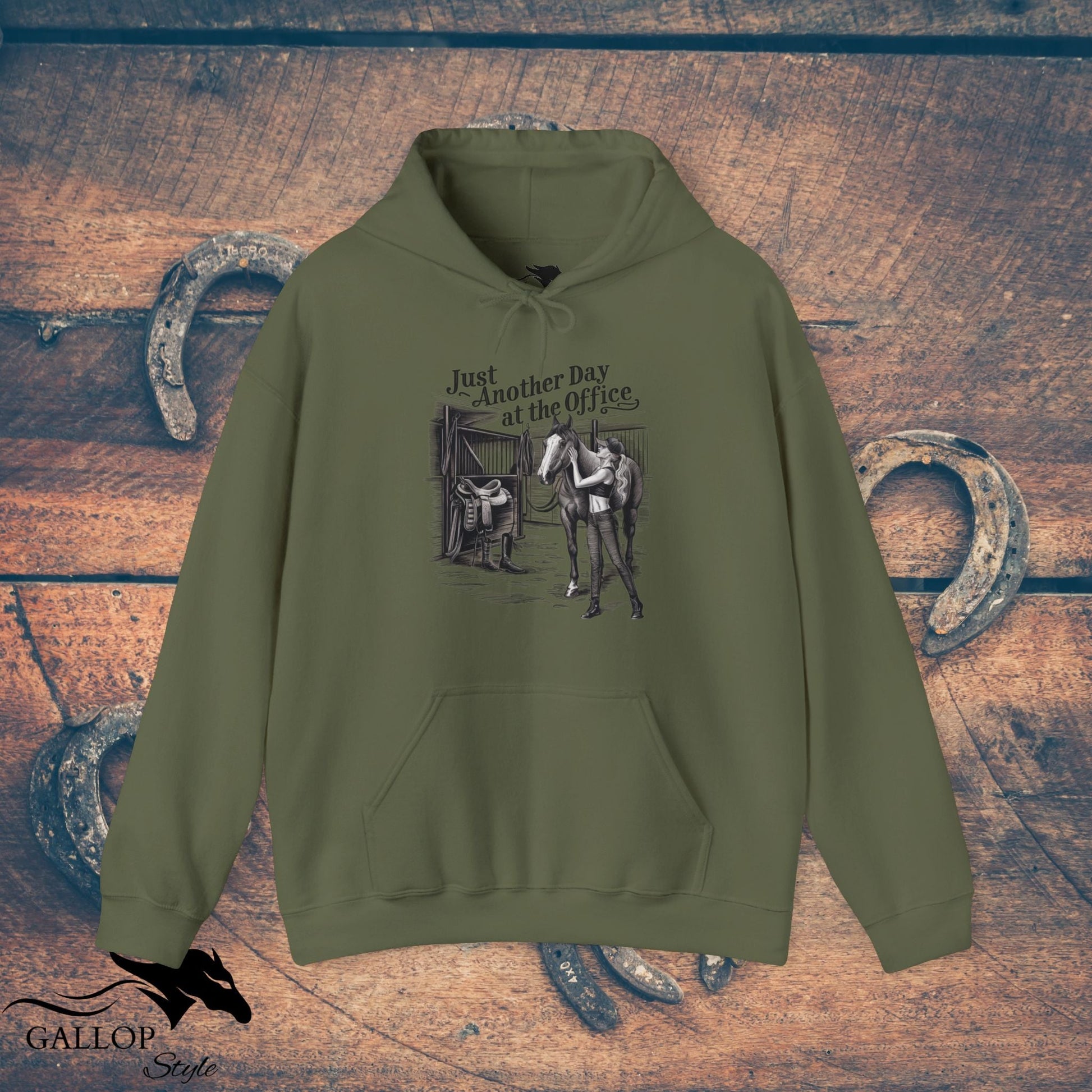 Hoodie Military Green / S Just Another Day at the Office 2 Unisex Hoodie GS_22