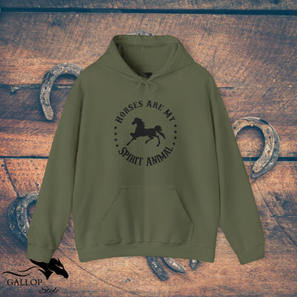 Hoodie Military Green / S Spirit Animal Unisex Hoodie GS_44