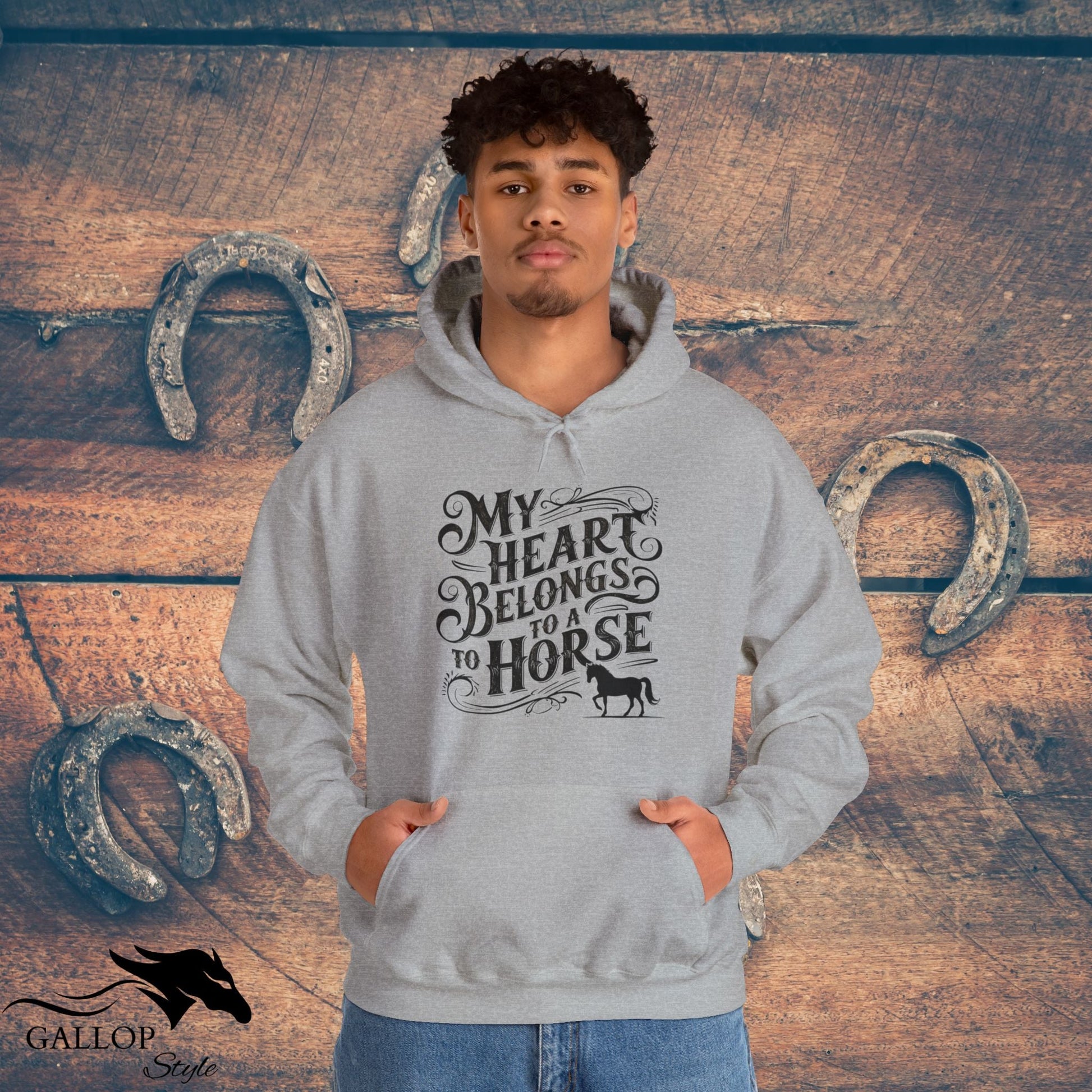 Hoodie My Heart Belongs Vintage GS_24 GS_24