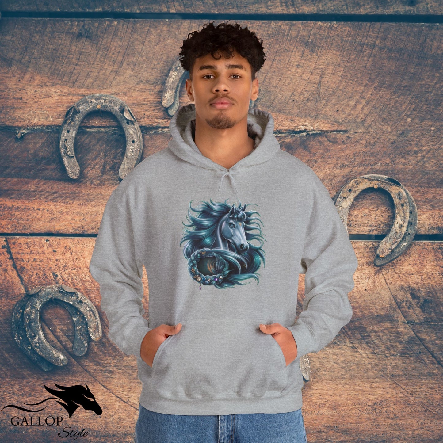 Hoodie Mystical Majesty Blue Unisex Hoodie GS_23