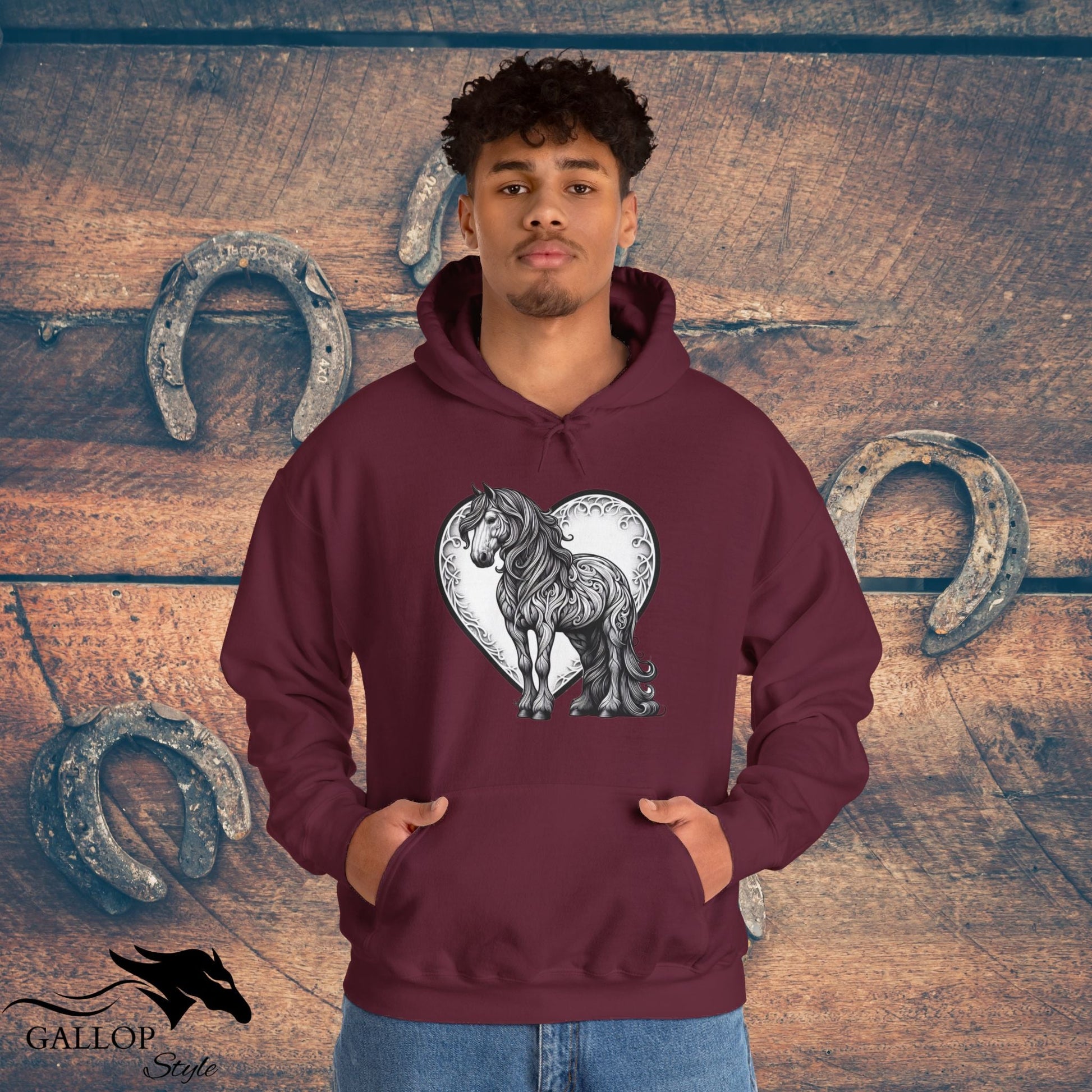 Hoodie Paisley Horse Love Unisex Hoodie GS_37