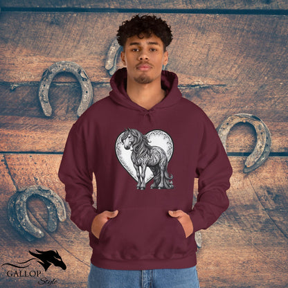 Hoodie Paisley Horse Love Unisex Hoodie GS_37