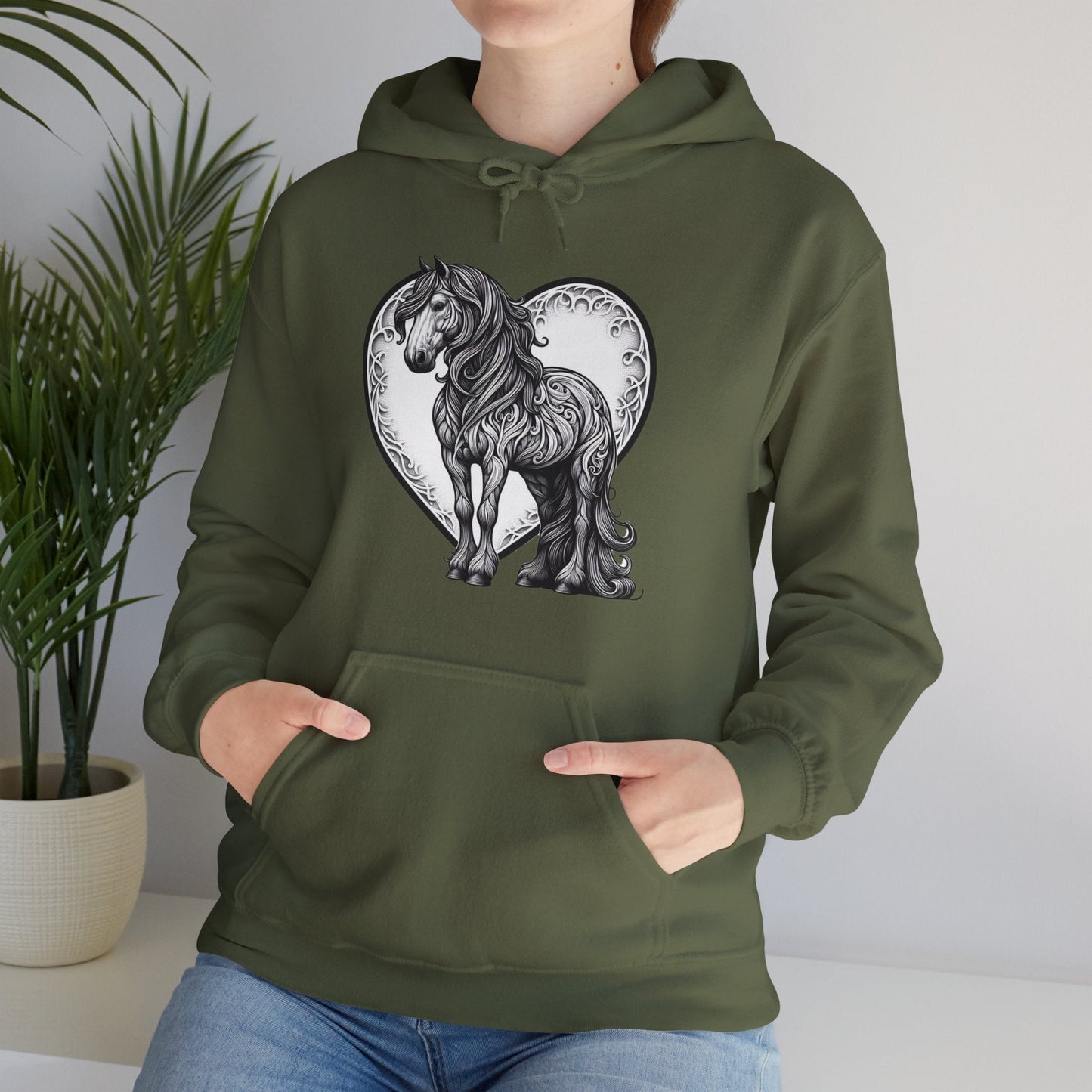 Hoodie Paisley Horse Love Unisex Hoodie GS_37