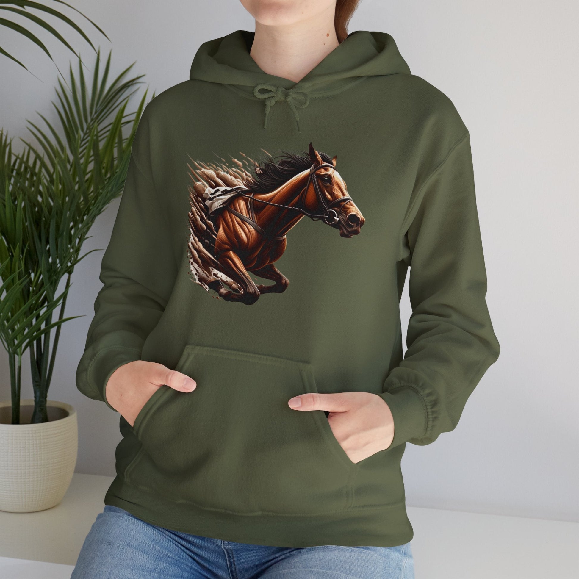 Hoodie Race Horse Break Out Unisex Hoodie GS_8