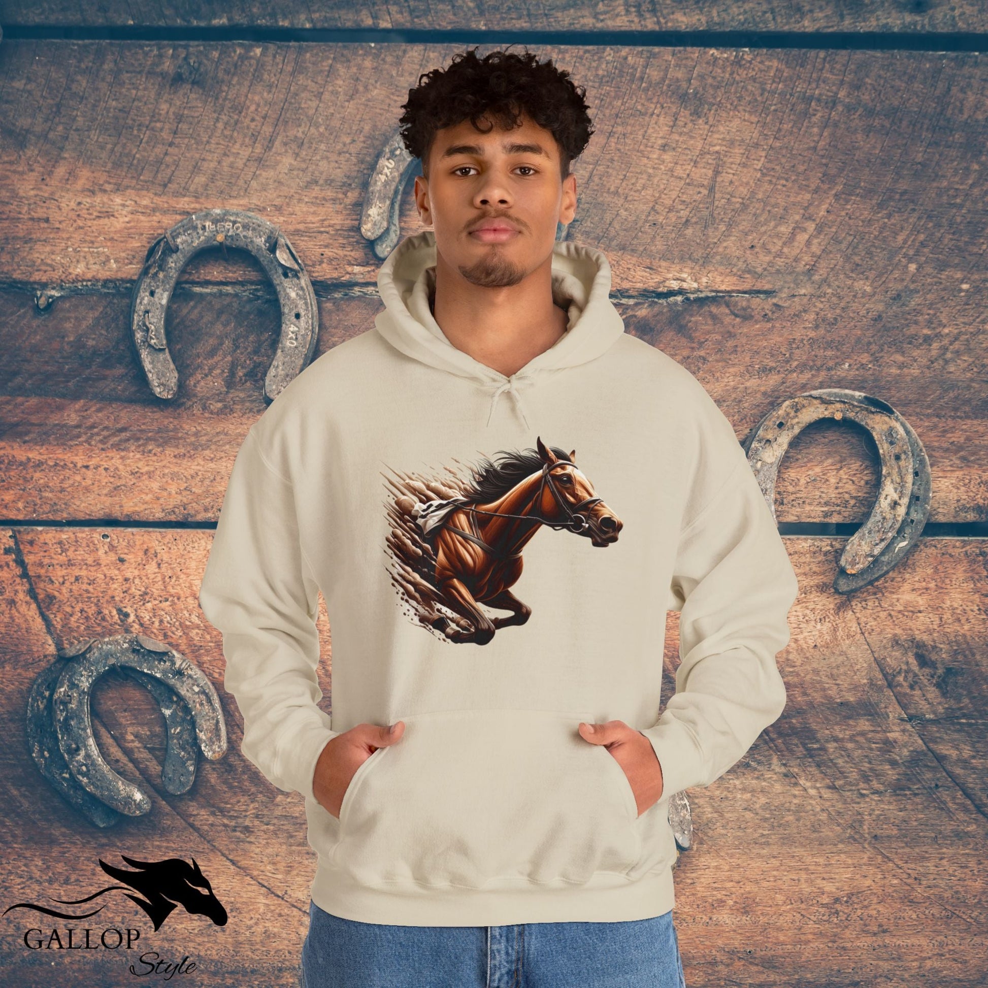 Hoodie Race Horse Break Out Unisex Hoodie GS_8