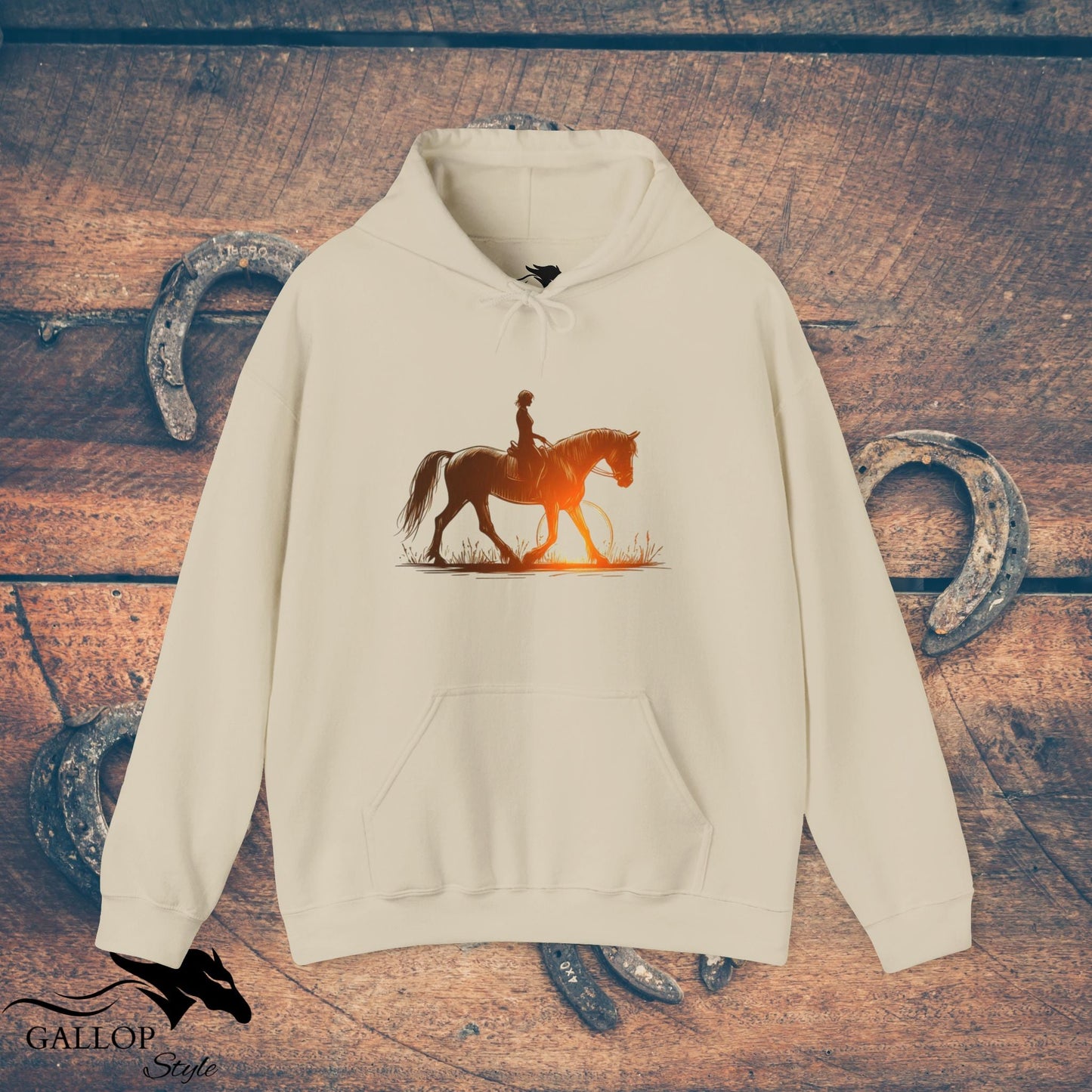 Hoodie Sand / S Sunset Stroll Unisex Hoodie GS_40