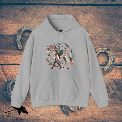 Hoodie Sport Grey / S BOHO Horse Walker Unisex Hoodie GS_48