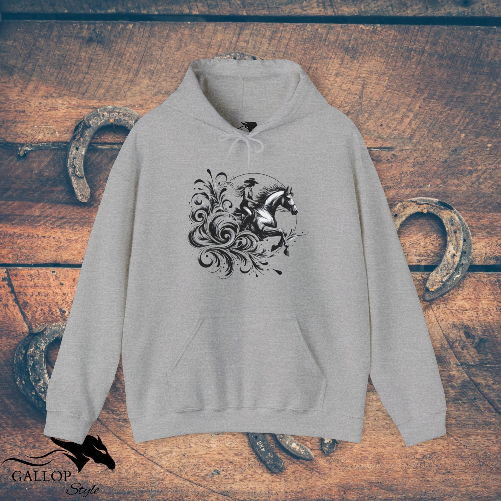 Hoodie Sport Grey / S Female Gallop Splash Unisex Hoodie GS_38