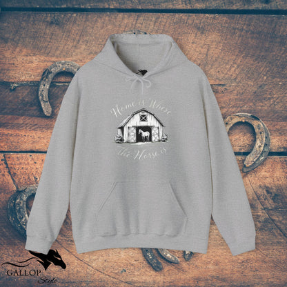 Hoodie Sport Grey / S Home is Where Horse is Unisex Hoodie GS_13