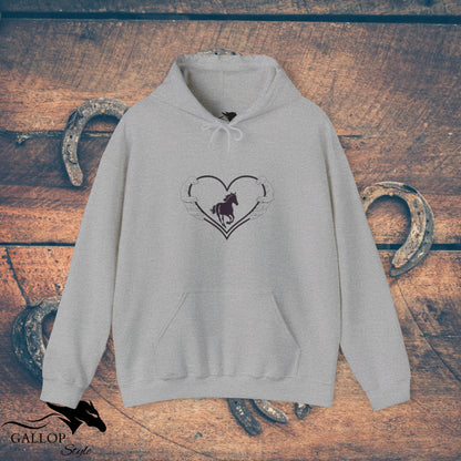 Hoodie Sport Grey / S Love a Horse Unisex Hoodie GS_31