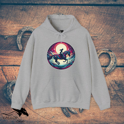 Hoodie Sport Grey / S Lunar Horse & Rider Modern Unisex Hoodie GS_6