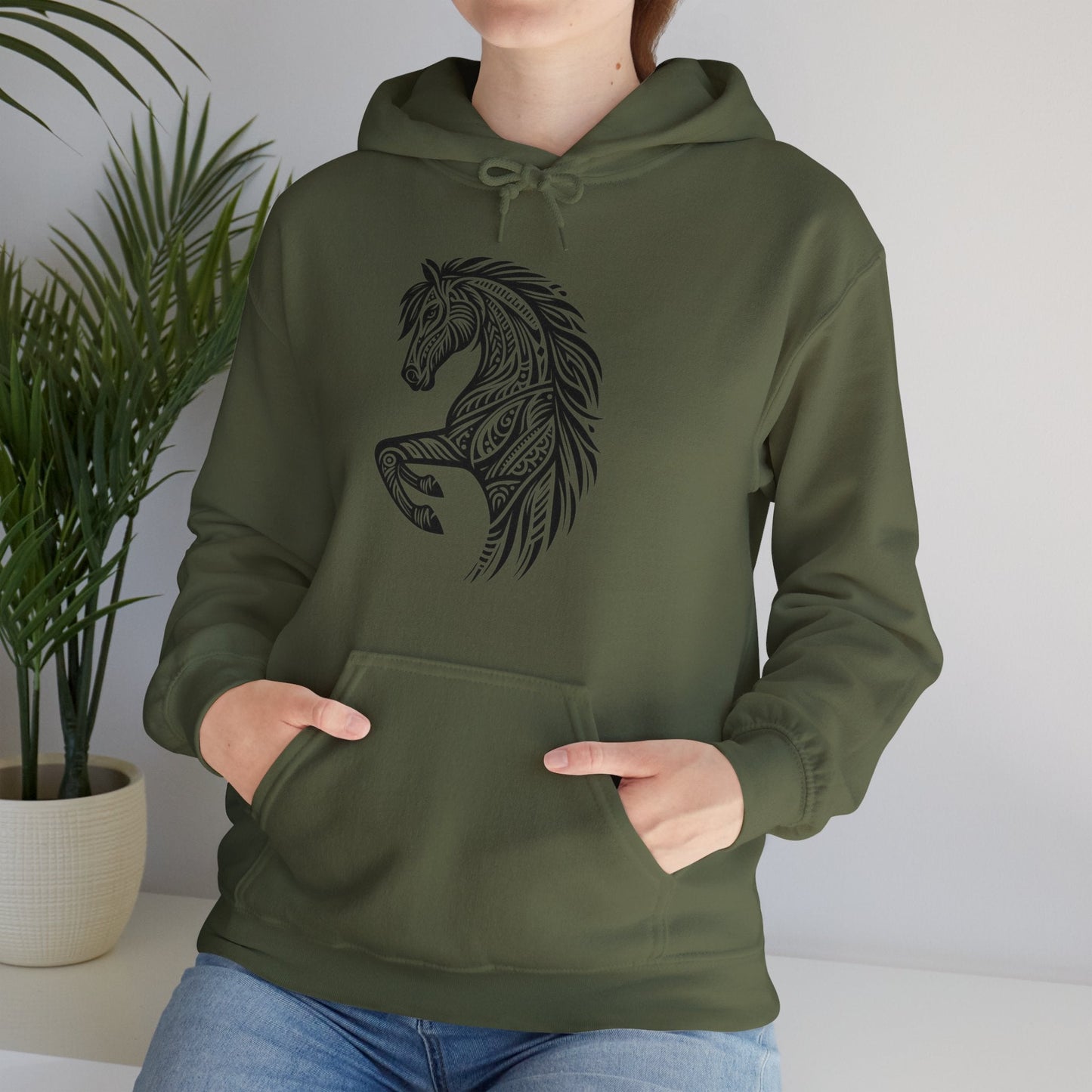 Hoodie Tribal Horse Head Unisex Hoodie GS_29