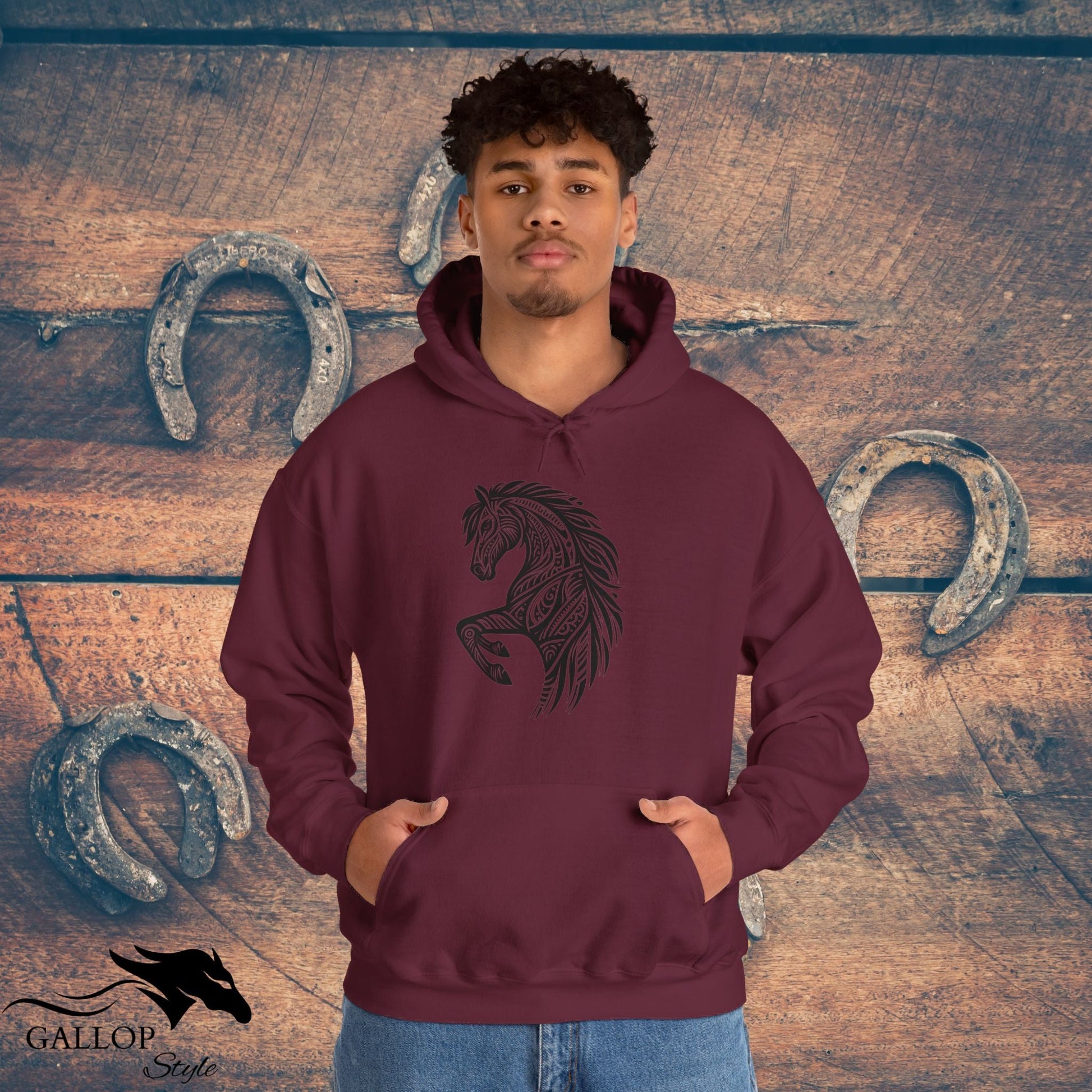 Hoodie Tribal Horse Head Unisex Hoodie GS_29