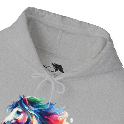 Hoodie Vibrant Water Color Horse Unisex Hoodie GS_43