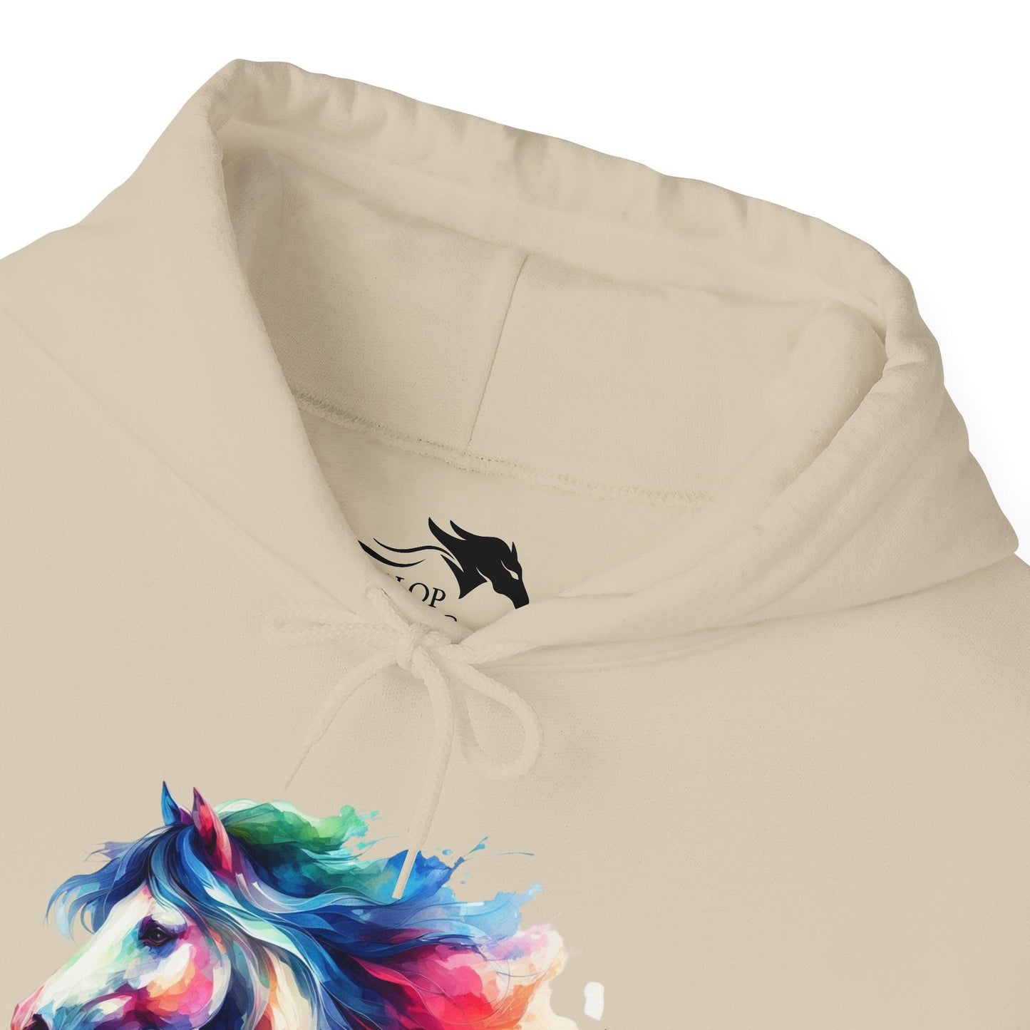 Hoodie Vibrant Water Color Horse Unisex Hoodie GS_43