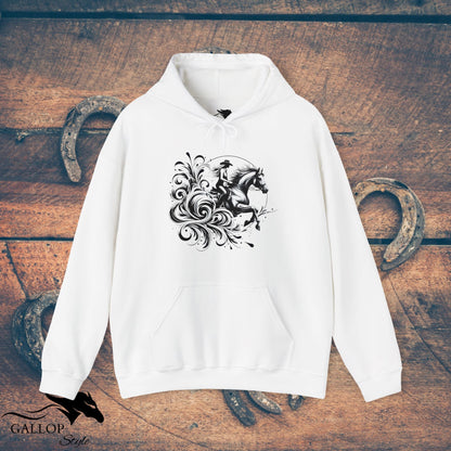 Hoodie White / S Female Gallop Splash Unisex Hoodie GS_38