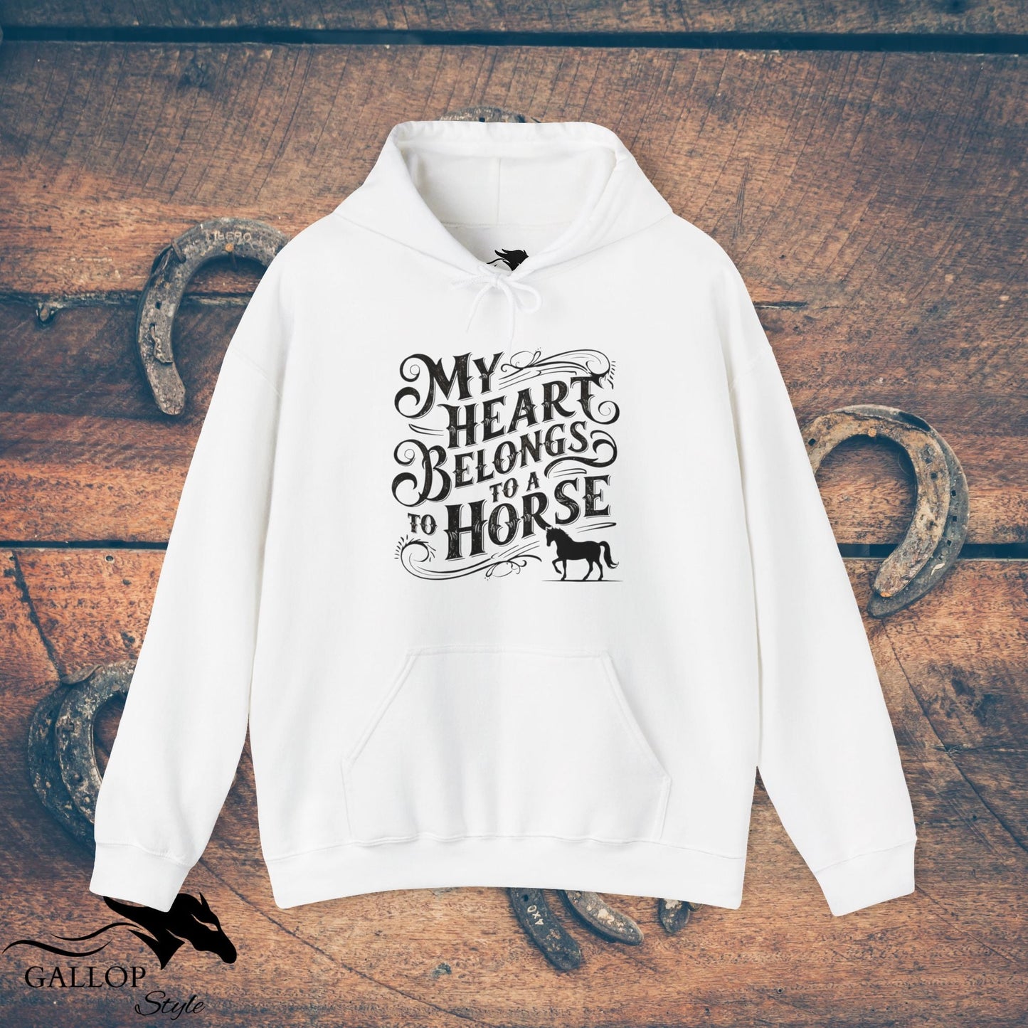 Hoodie White / S My Heart Belongs Vintage GS_24 GS_24