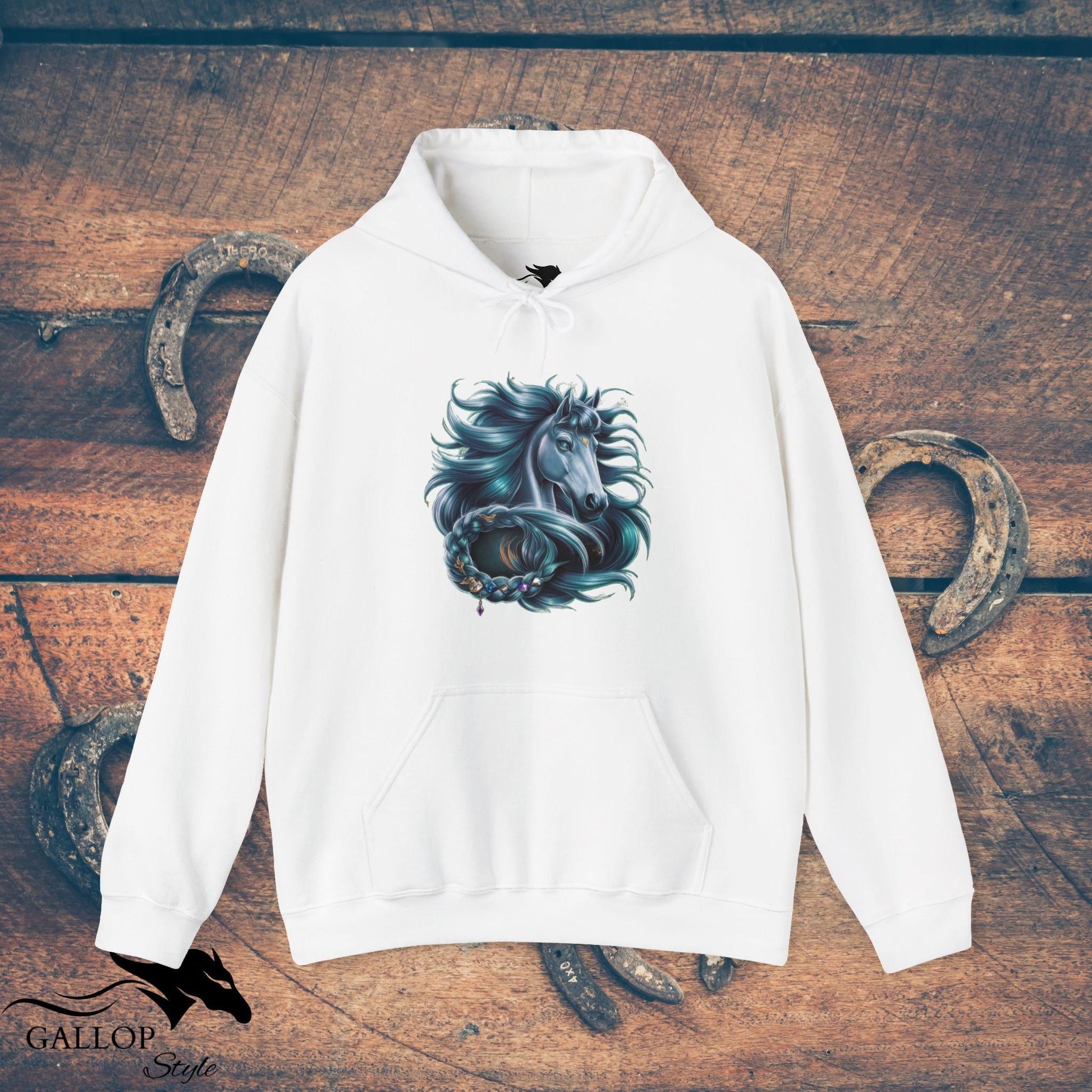 Hoodie White / S Mystical Majesty Blue Unisex Hoodie GS_23