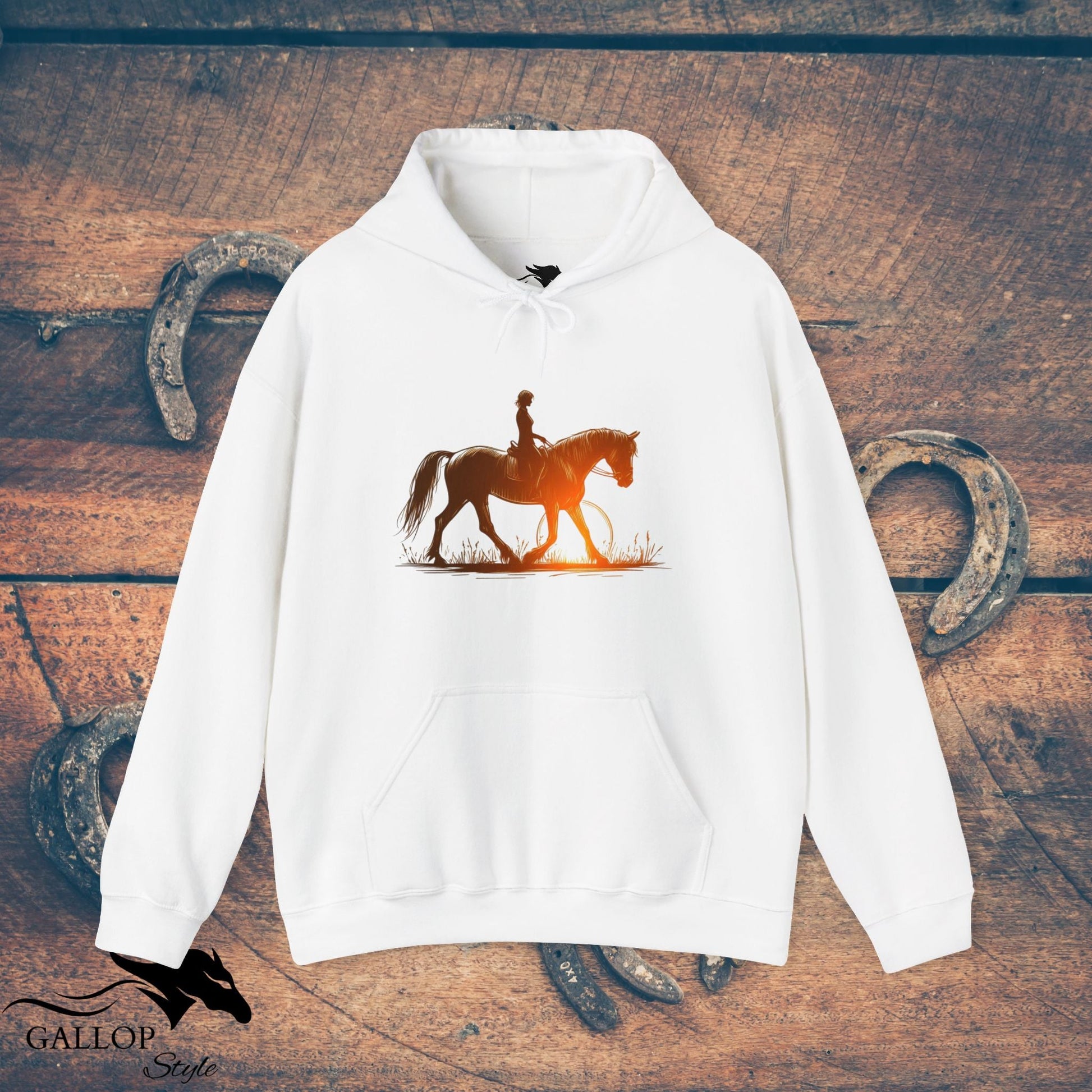 Hoodie White / S Sunset Stroll Unisex Hoodie GS_40