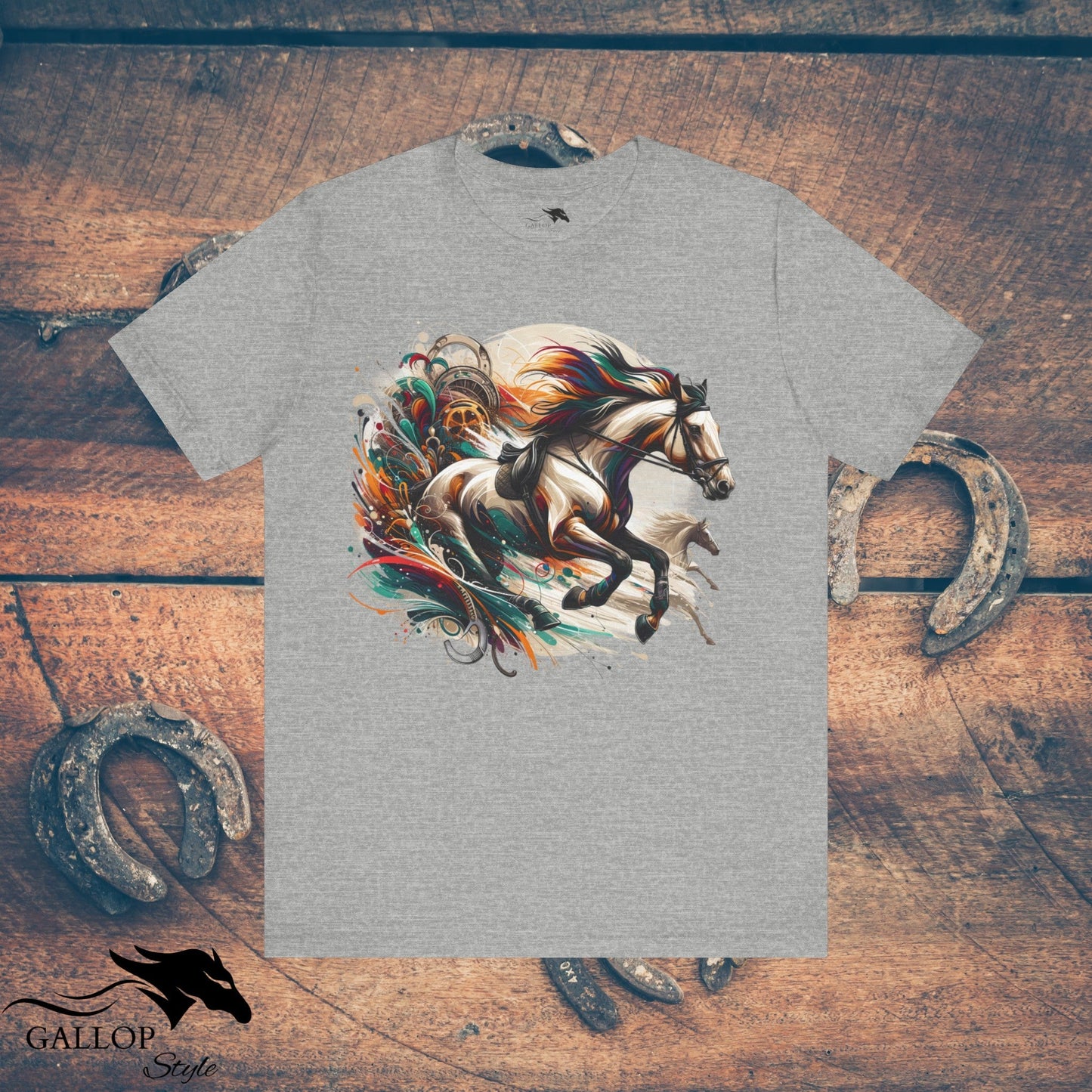 T-Shirt Athletic Heather / S BOHO Style Wild Horses GS_3 T-Shirt