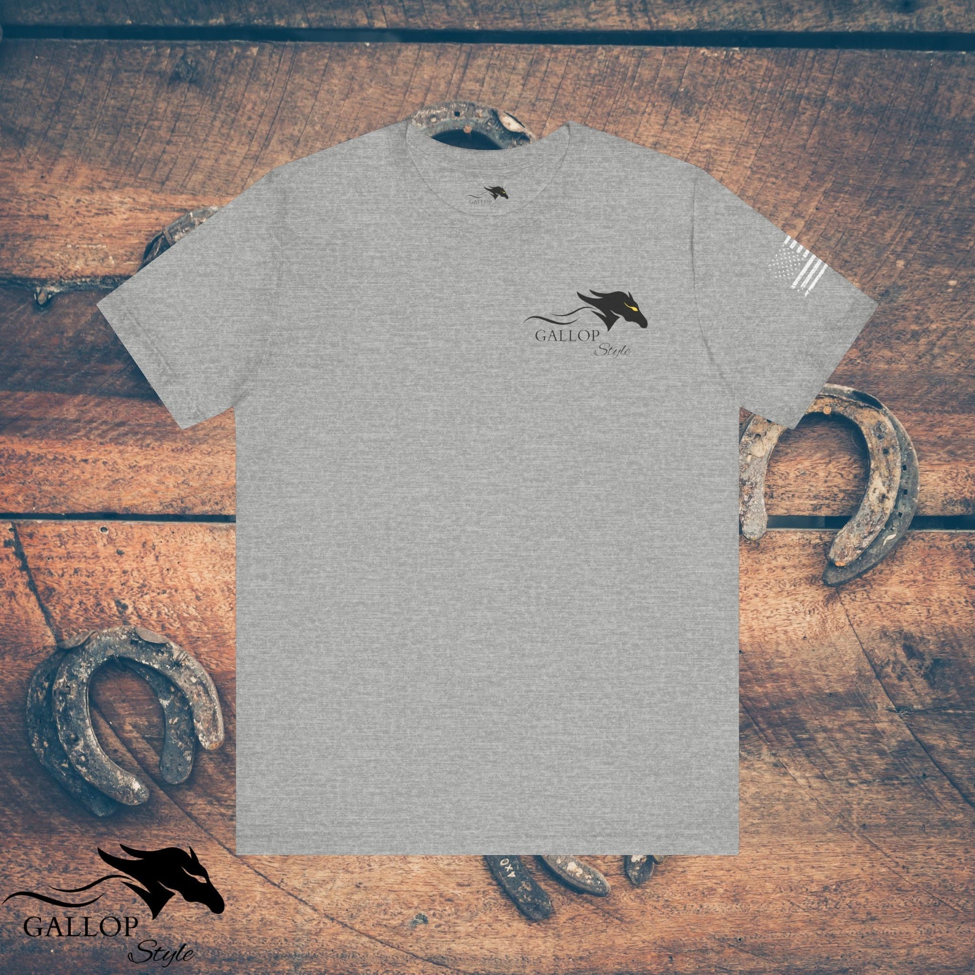 T-Shirt Athletic Heather / S Premium Wild Horses Multi Print T-Shirt GS_16