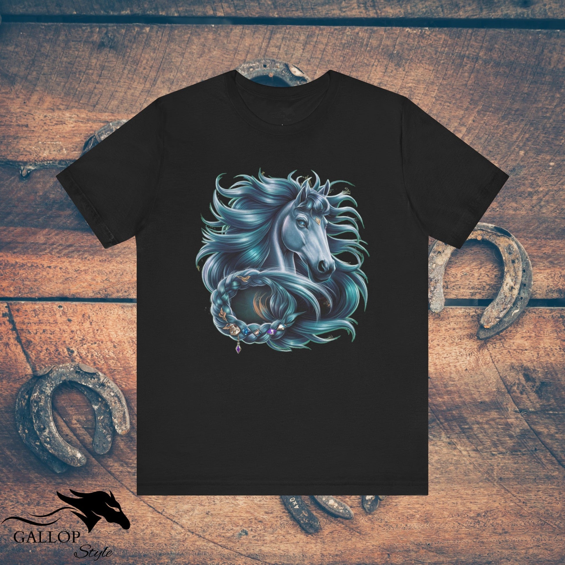 T-Shirt Black / S Mystical Majesty Blue T-Shirt GS_23