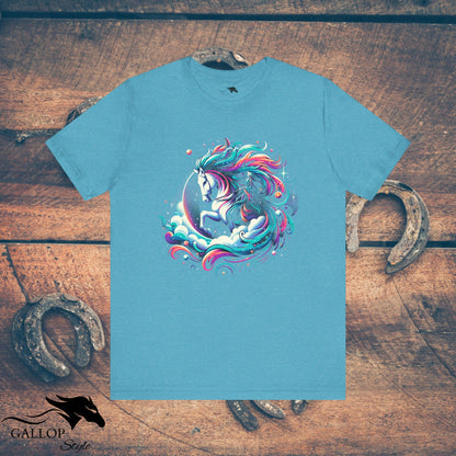 T-Shirt Heather Aqua / S Celestial Horse & Rider T-Shirt GS_18