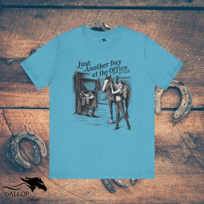 T-Shirt Heather Aqua / S Just Another Day at the Office 2 T-Shirt GS_22