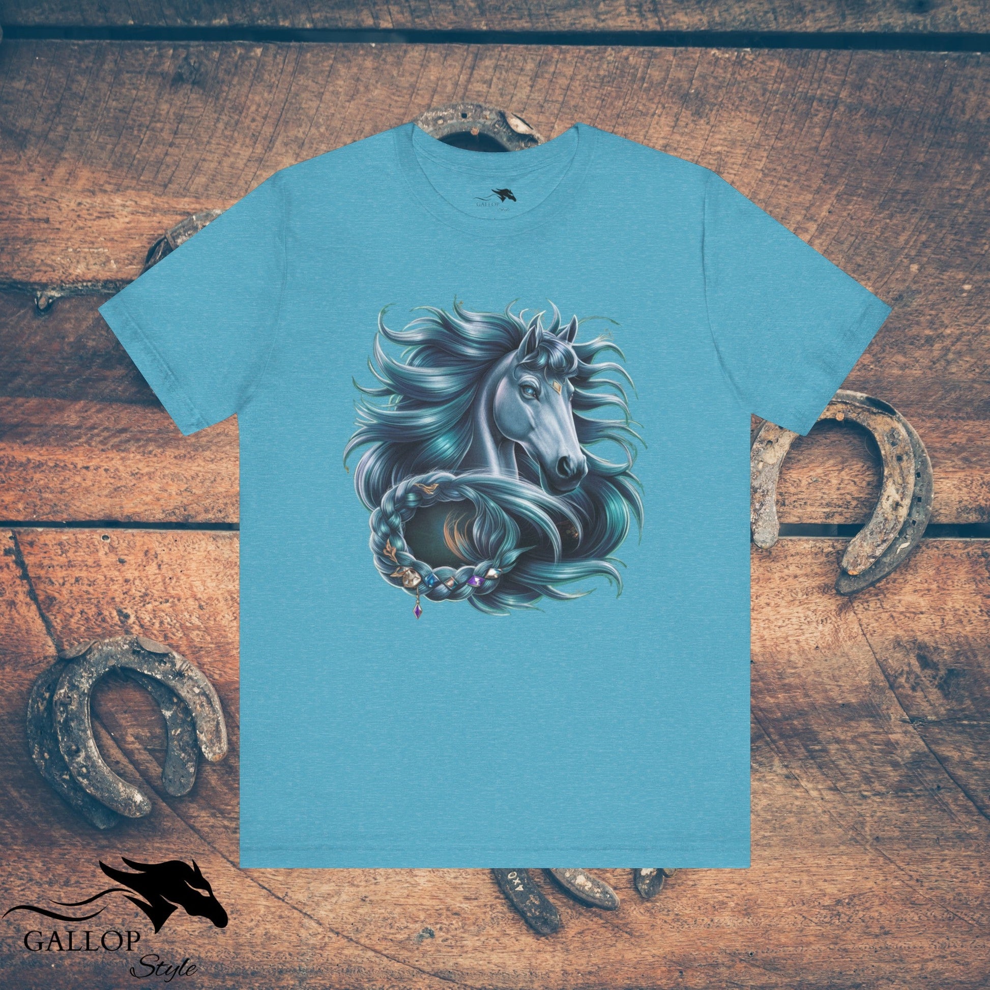 T-Shirt Heather Aqua / S Mystical Majesty Blue T-Shirt GS_23