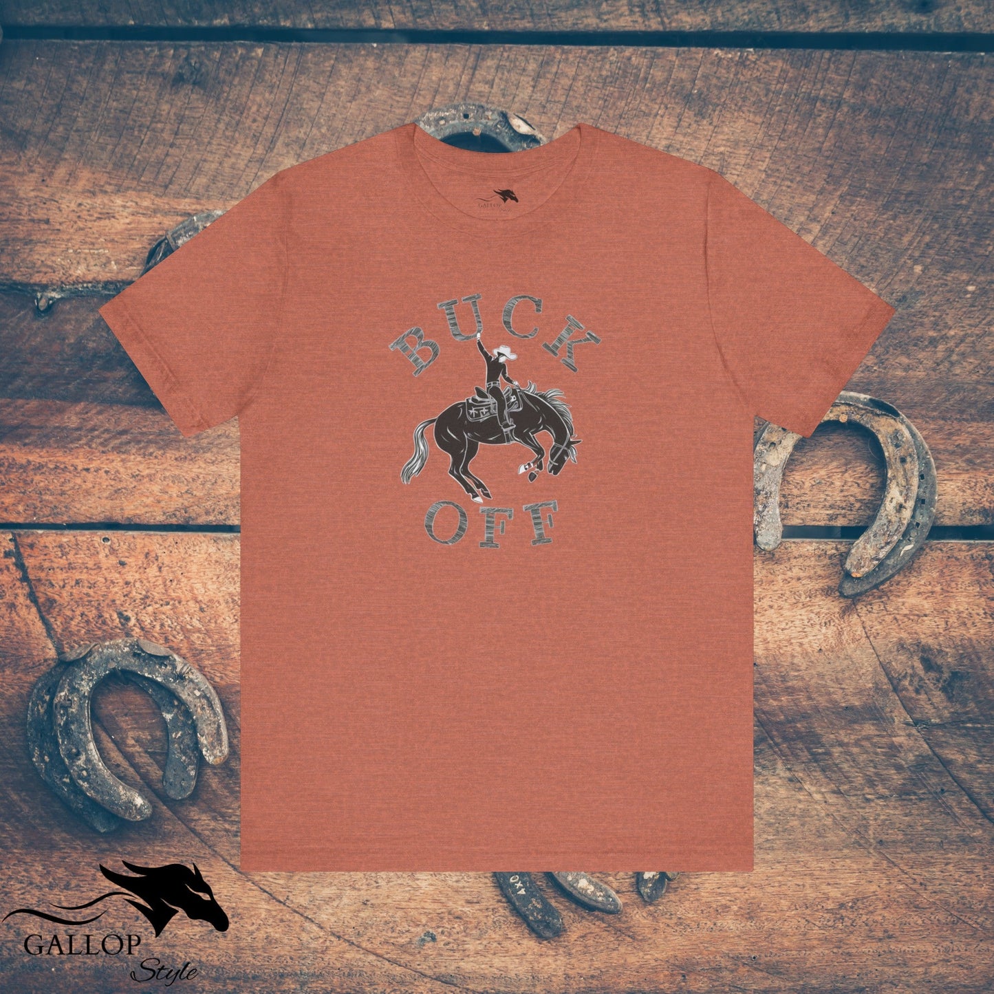 T-Shirt Heather Clay / S Buck Off T-Shirt GS_36