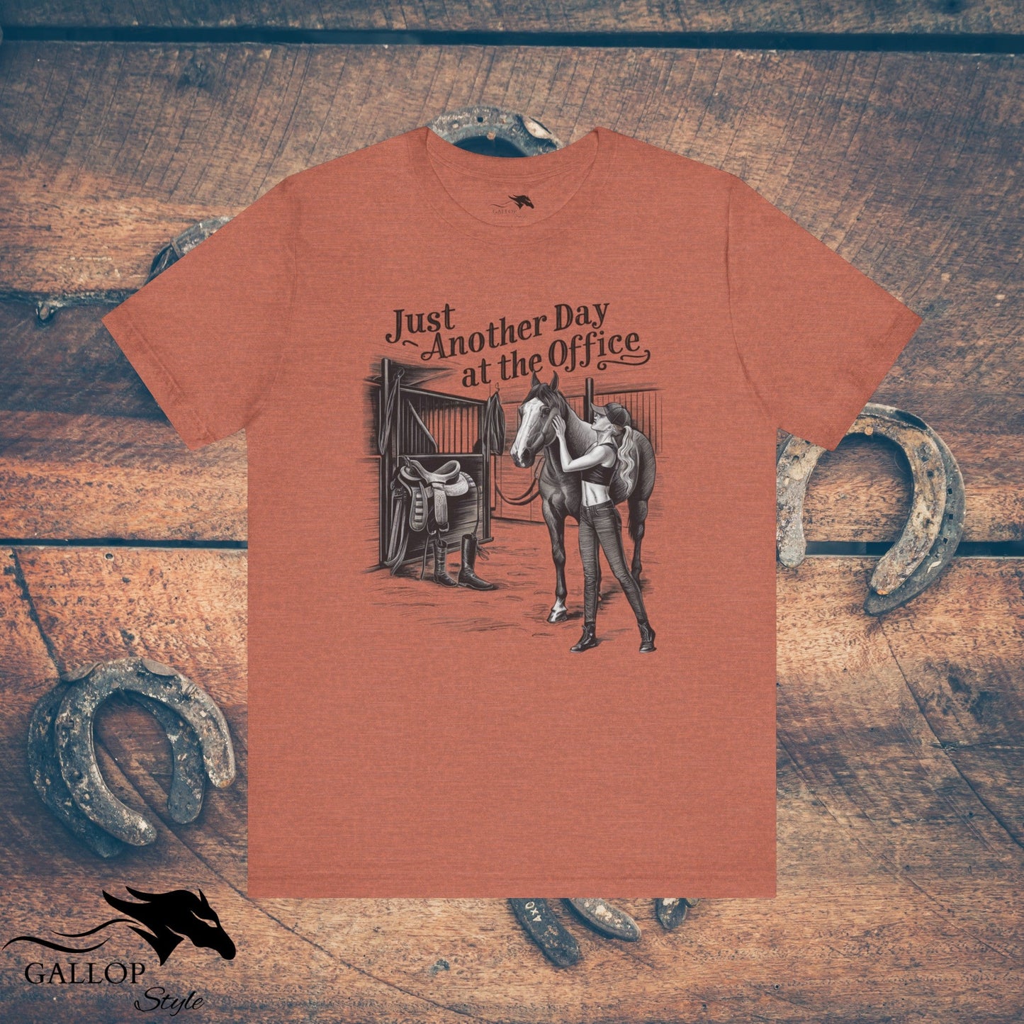 T-Shirt Heather Clay / S Just Another Day at the Office 2 T-Shirt GS_22