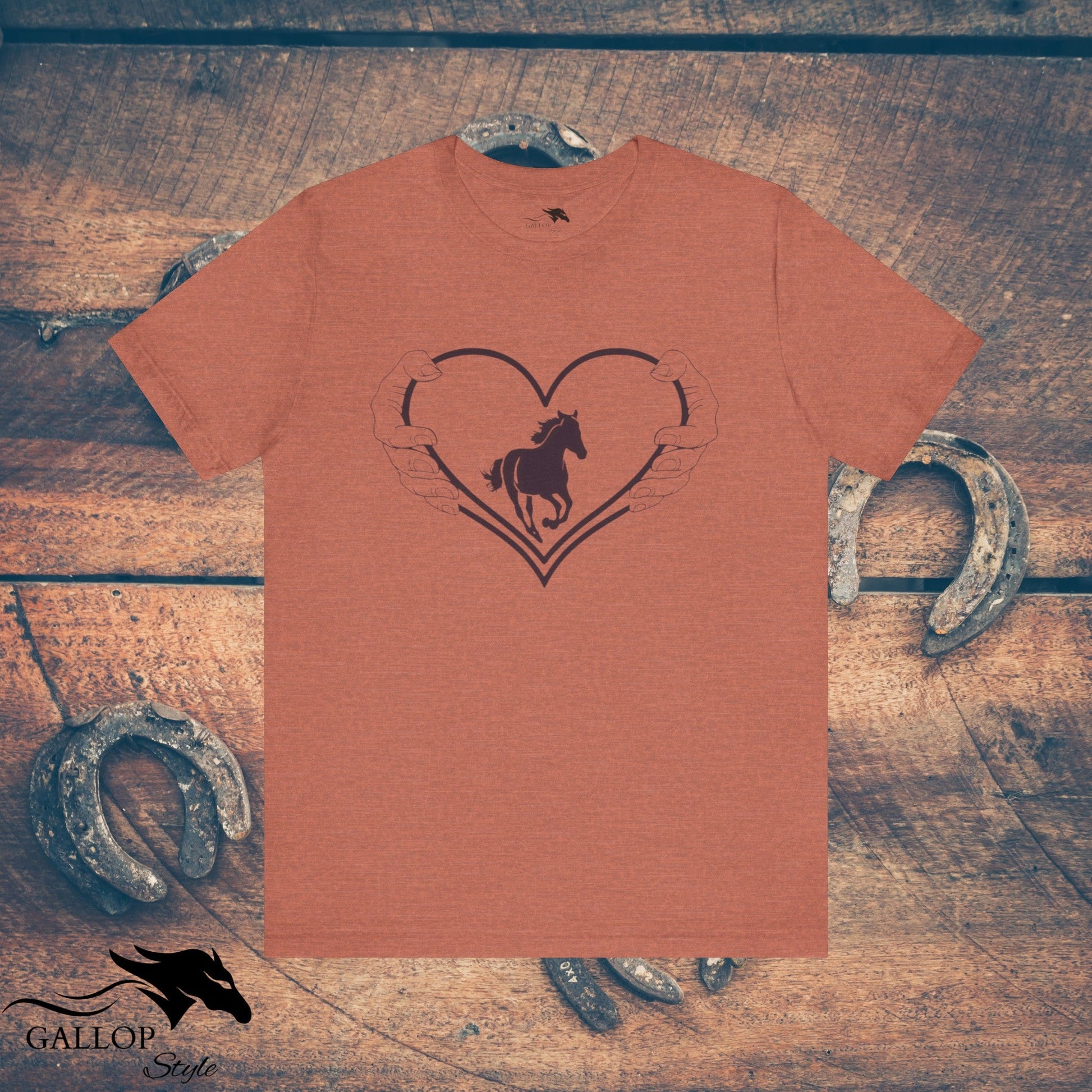 T-Shirt Heather Clay / S Love a Horse T-Shirt GS_31