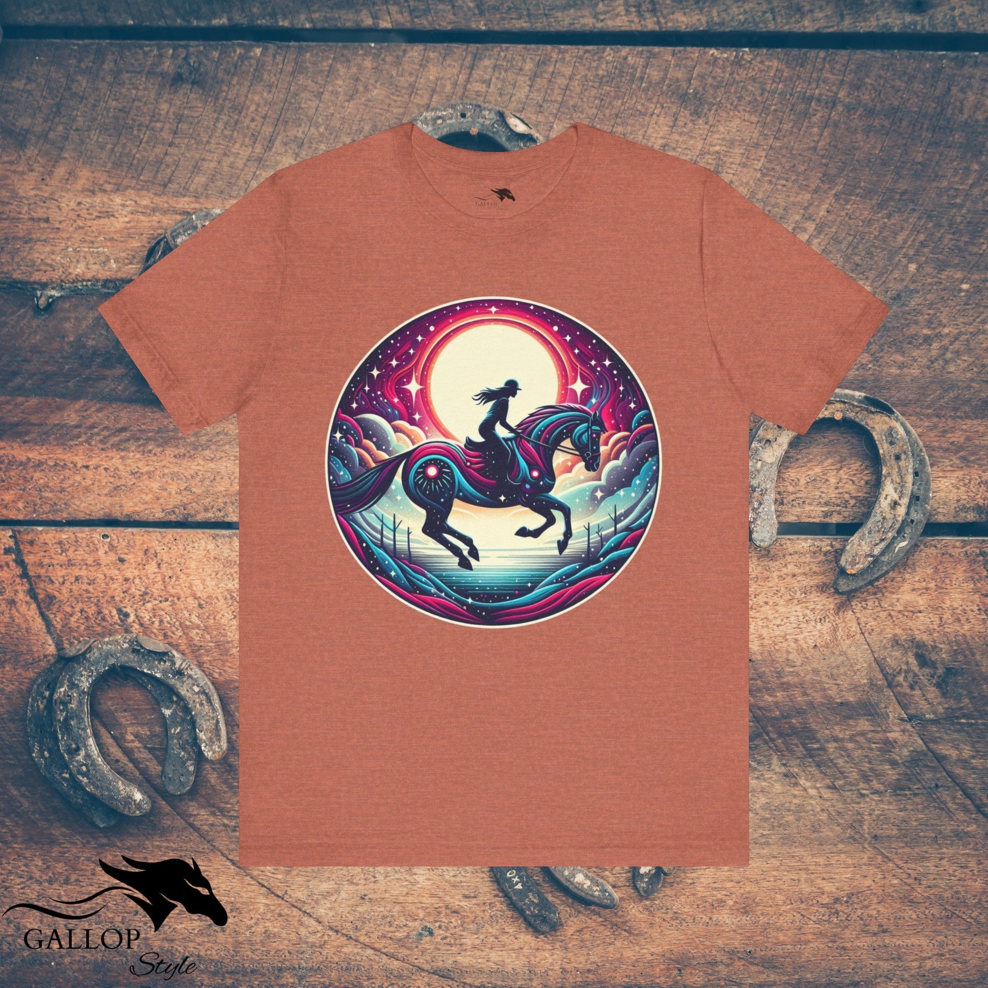 T-Shirt Heather Clay / S Lunar Horse & Rider Modern GS_6 T-Shirt