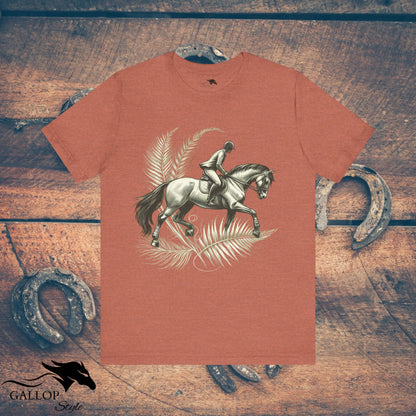 T-Shirt Heather Clay / S Majestic Horse & Rider Ferns T-Shirt GS_5