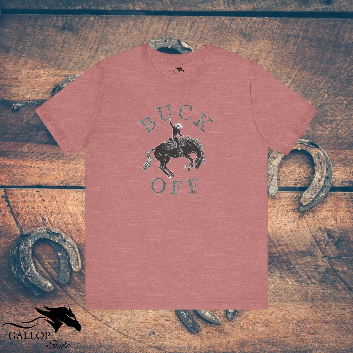 T-Shirt Heather Mauve / S Buck Off T-Shirt GS_36