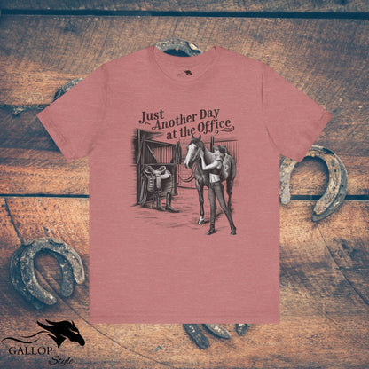 T-Shirt Heather Mauve / S Just Another Day at the Office 2 T-Shirt GS_22