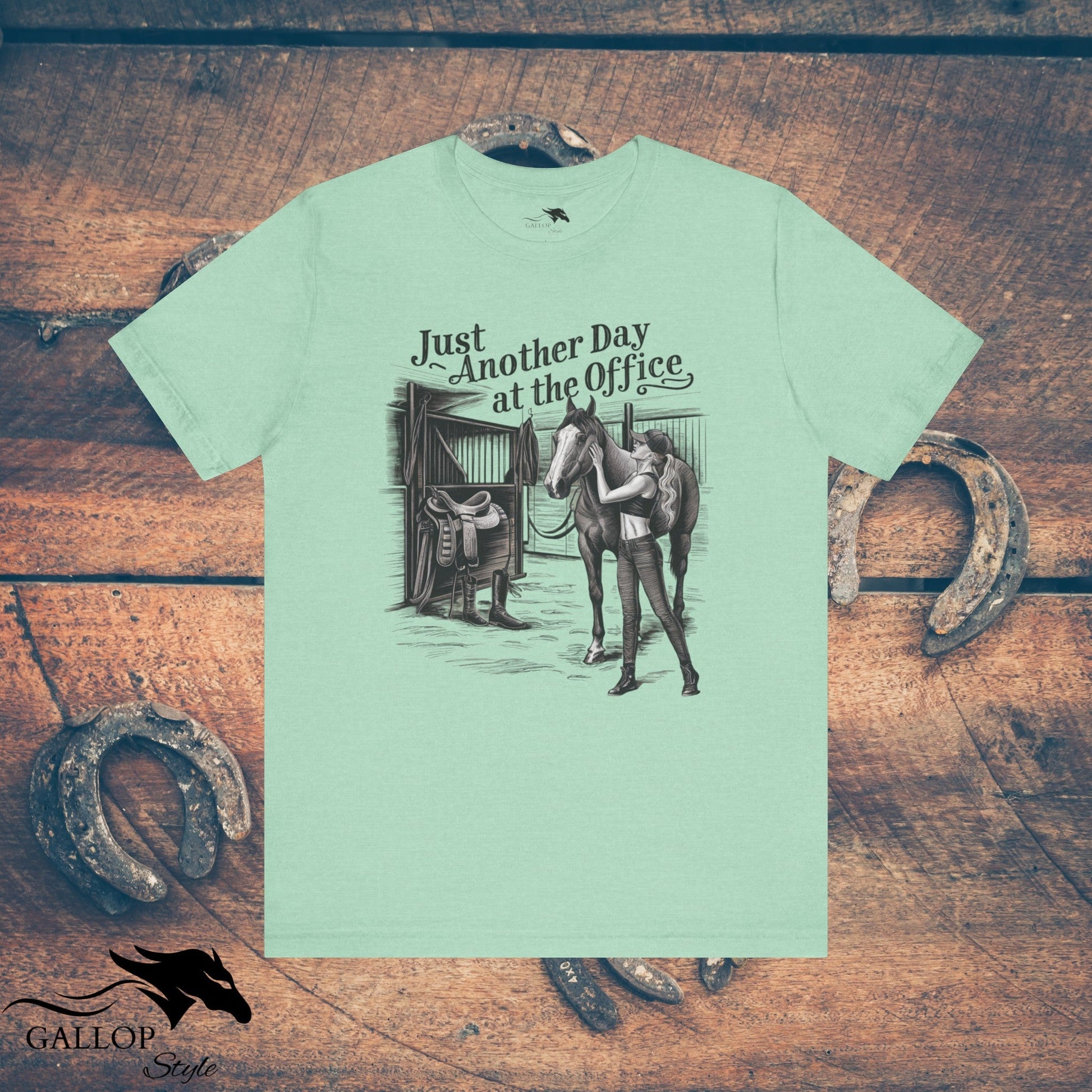 T-Shirt Heather Mint / S Just Another Day at the Office 2 T-Shirt GS_22