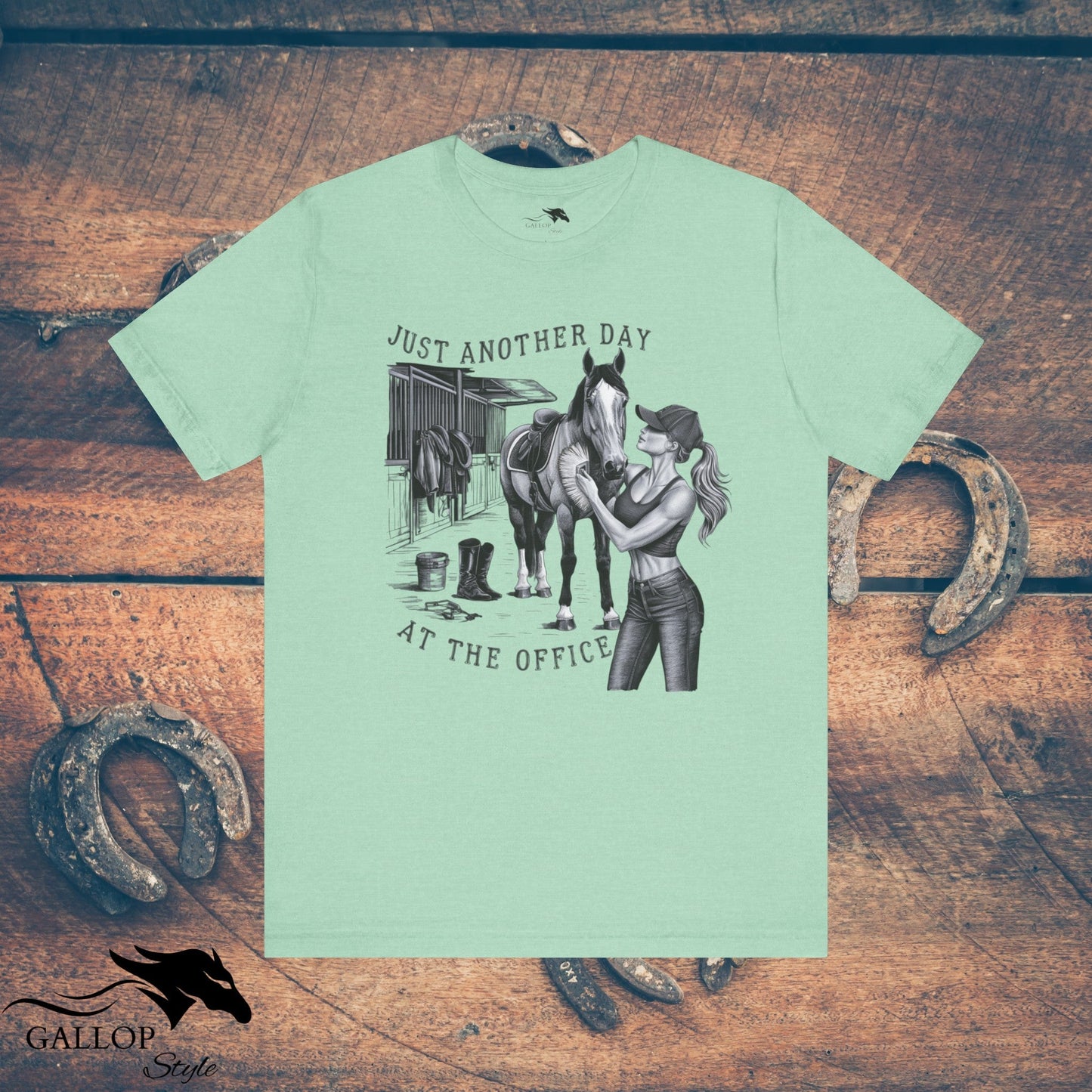 T-Shirt Heather Mint / S Just Another Day at the Office T-Shirt GS_21