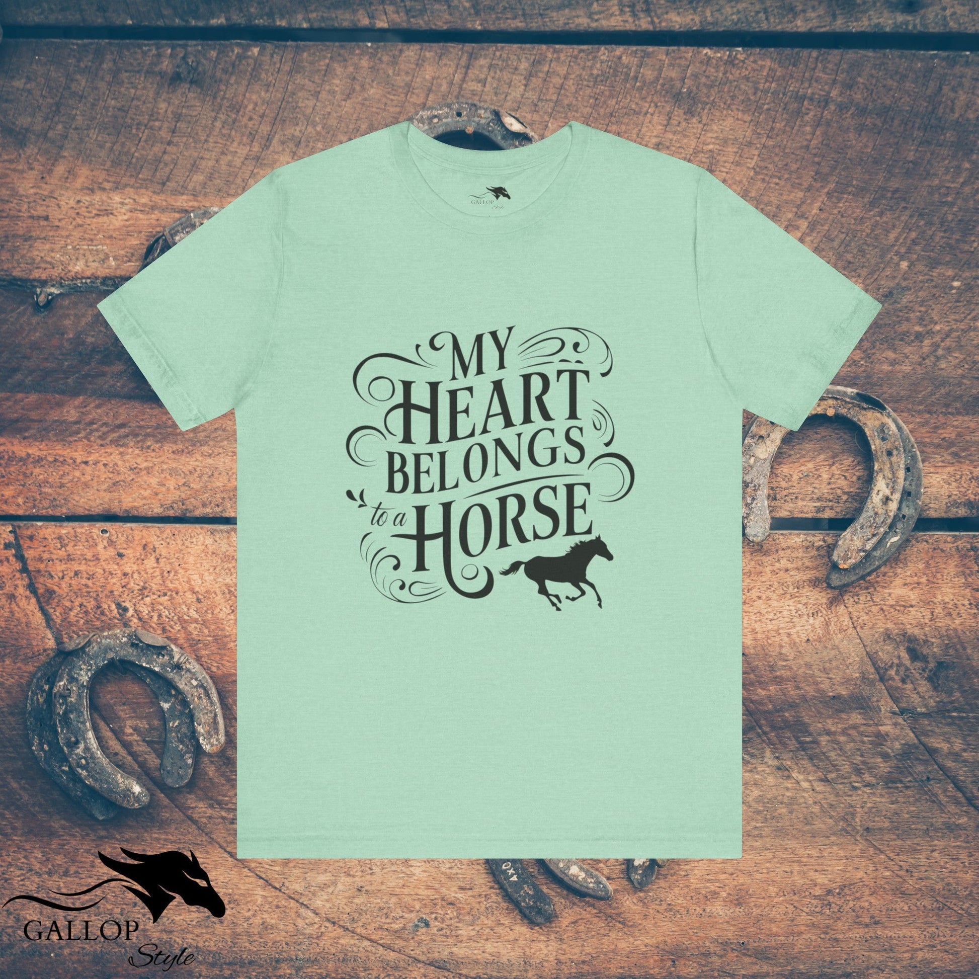 T-Shirt Heather Mint / S My Heart Belongs Vintage T-Shirt GS_24