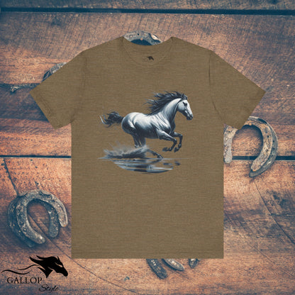 T-Shirt Heather Olive / S Galloping Water T-Shirt GS_30