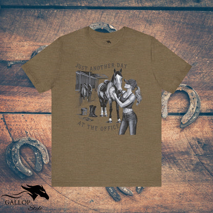 T-Shirt Heather Olive / S Just Another Day at the Office T-Shirt GS_21