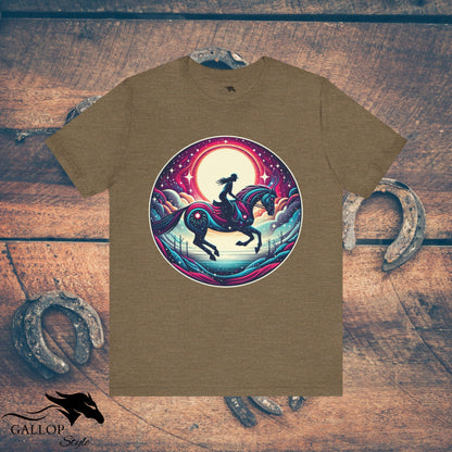 T-Shirt Heather Olive / S Lunar Horse & Rider Modern GS_6 T-Shirt