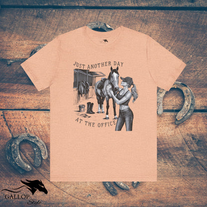 T-Shirt Heather Peach / S Just Another Day at the Office T-Shirt GS_21