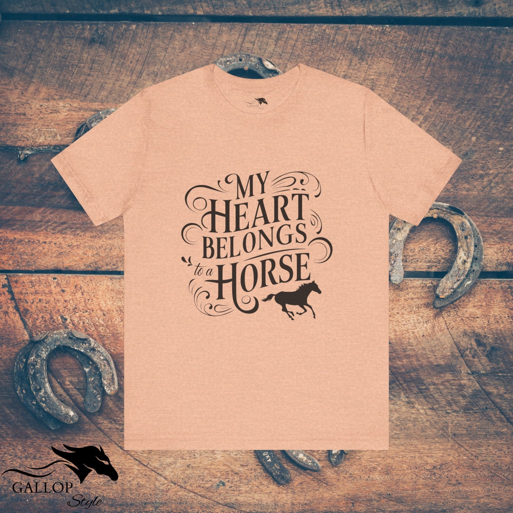 T-Shirt Heather Peach / S My Heart Belongs Vintage T-Shirt GS_24