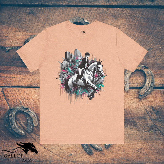 T-Shirt Heather Peach / S Urban Pastel Horse & Rider GS_4 T-Shirt