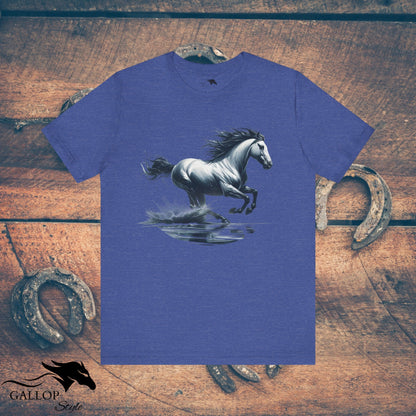 T-Shirt Heather True Royal / S Galloping Water T-Shirt GS_30