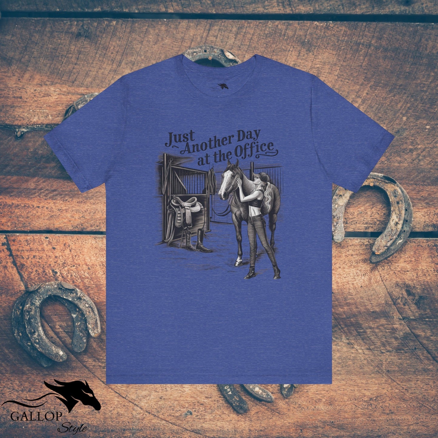 T-Shirt Heather True Royal / S Just Another Day at the Office 2 T-Shirt GS_22